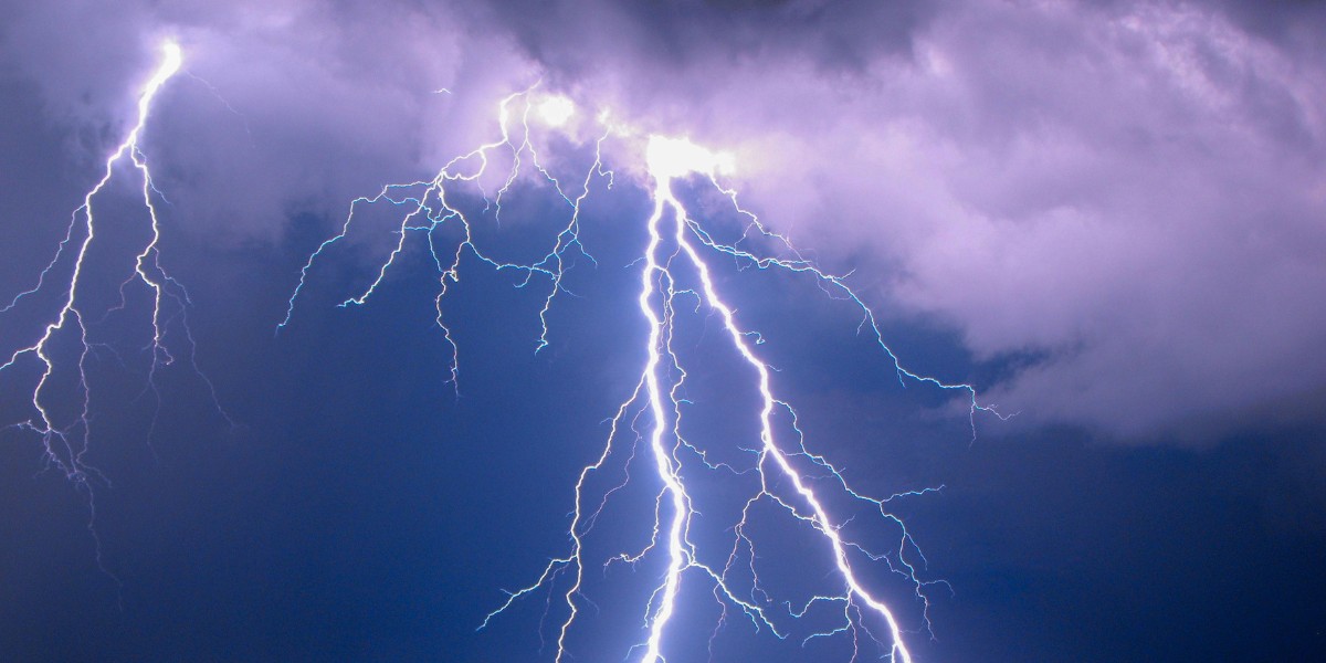 What Should Cincinnati Homeowners Do About Winter Storm Tree Damage This Spring? 2 Multiple lightning bolts striking from dark storm clouds at night.